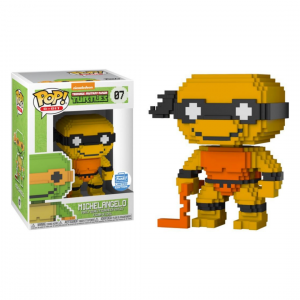 Michelangelo #7 Neon Orange 8-bit