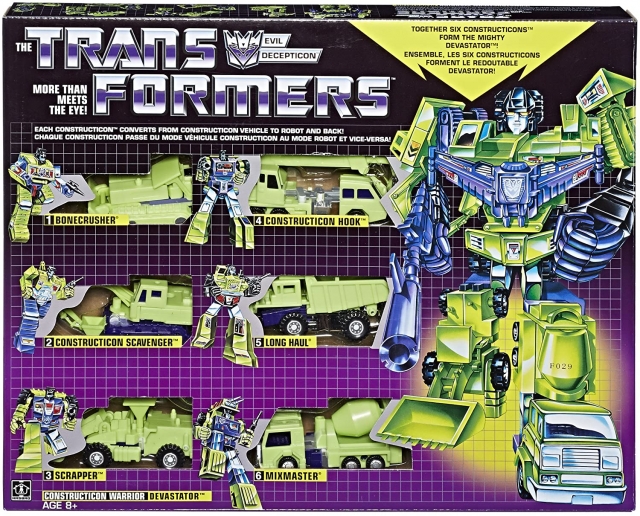 Transformers - Devastator G1 Retro Reissue