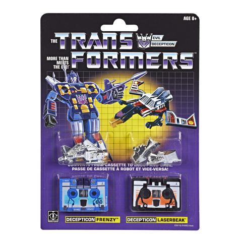 Transformers - Frenzy and Laserbeak G1 Retro Reissue Set of 2