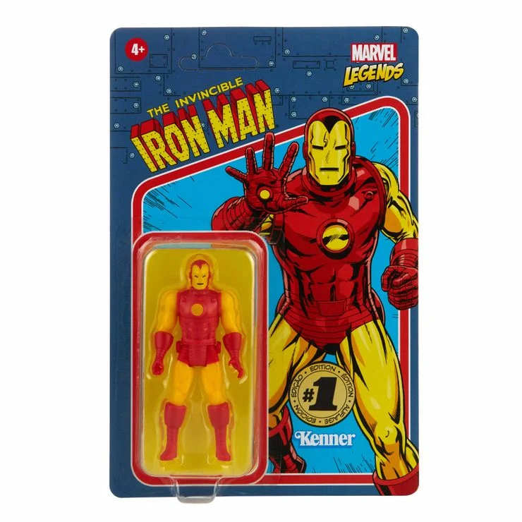 Marvel Comics Action Figures – Retro Reissue Iron Man and Cyclops - Image 2