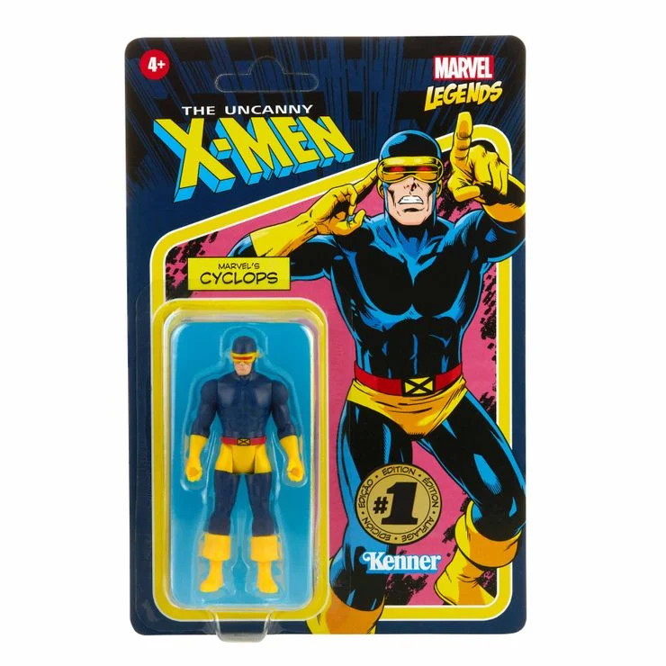 Marvel Comics Action Figures – Retro Reissue Iron Man and Cyclops - Image 3