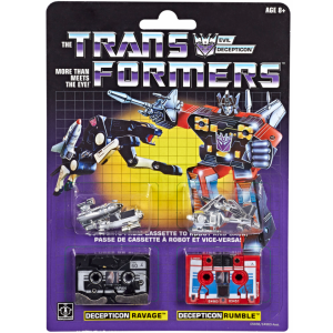 Transformers G1 Reissue Ravage and Rumble Set of 2
