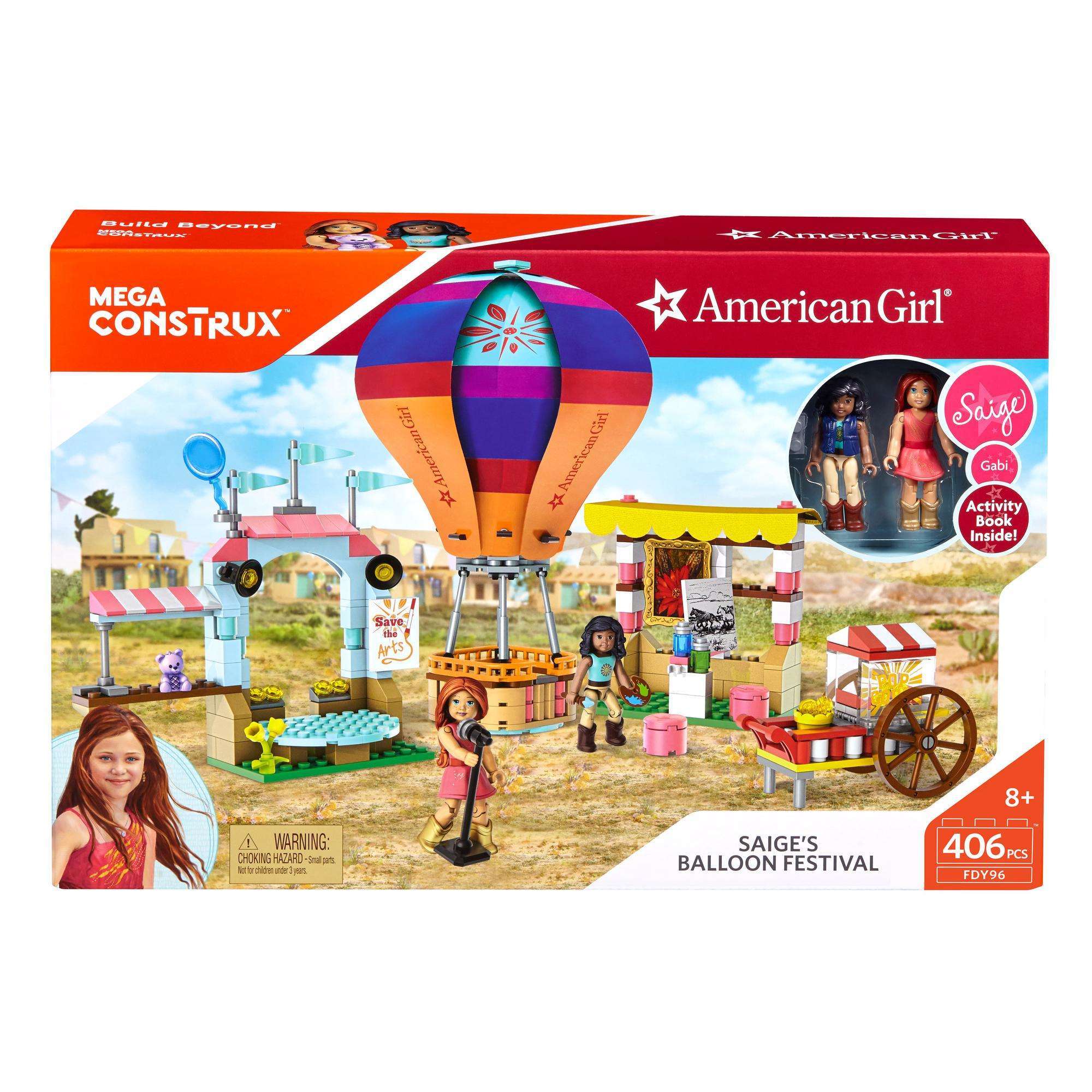 Mega Construx American Girl Saige's Balloon Festival Construction Set