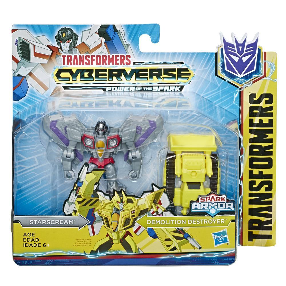 Transformers Cyberverse Power of The Spark - Starscream and Demolition Destroyer
