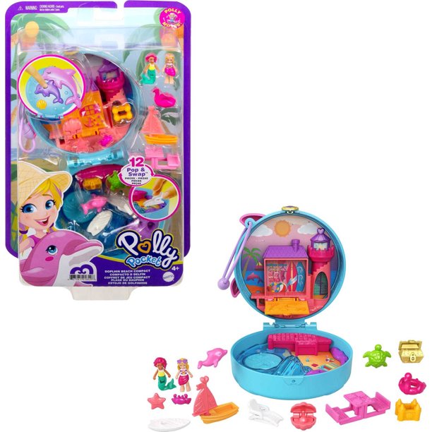 Polly Pocket - Dolphin Beach Compact