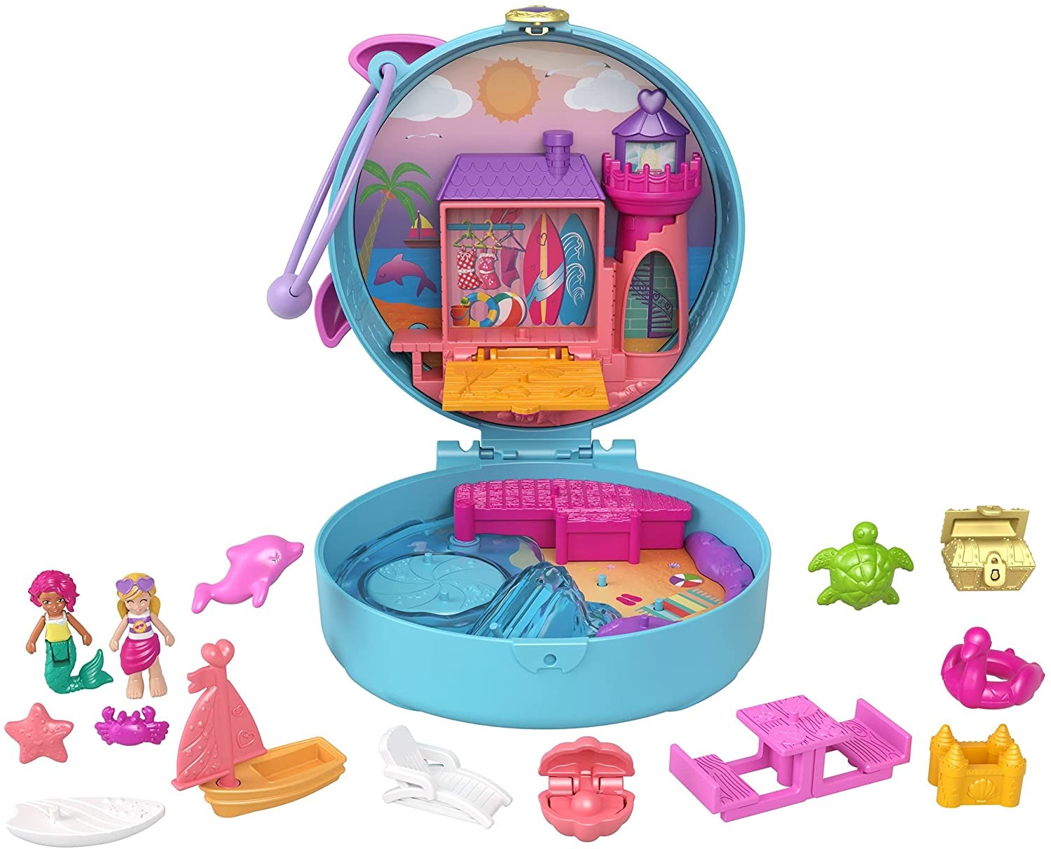 Polly Pocket - Dolphin Beach Compact - Image 3